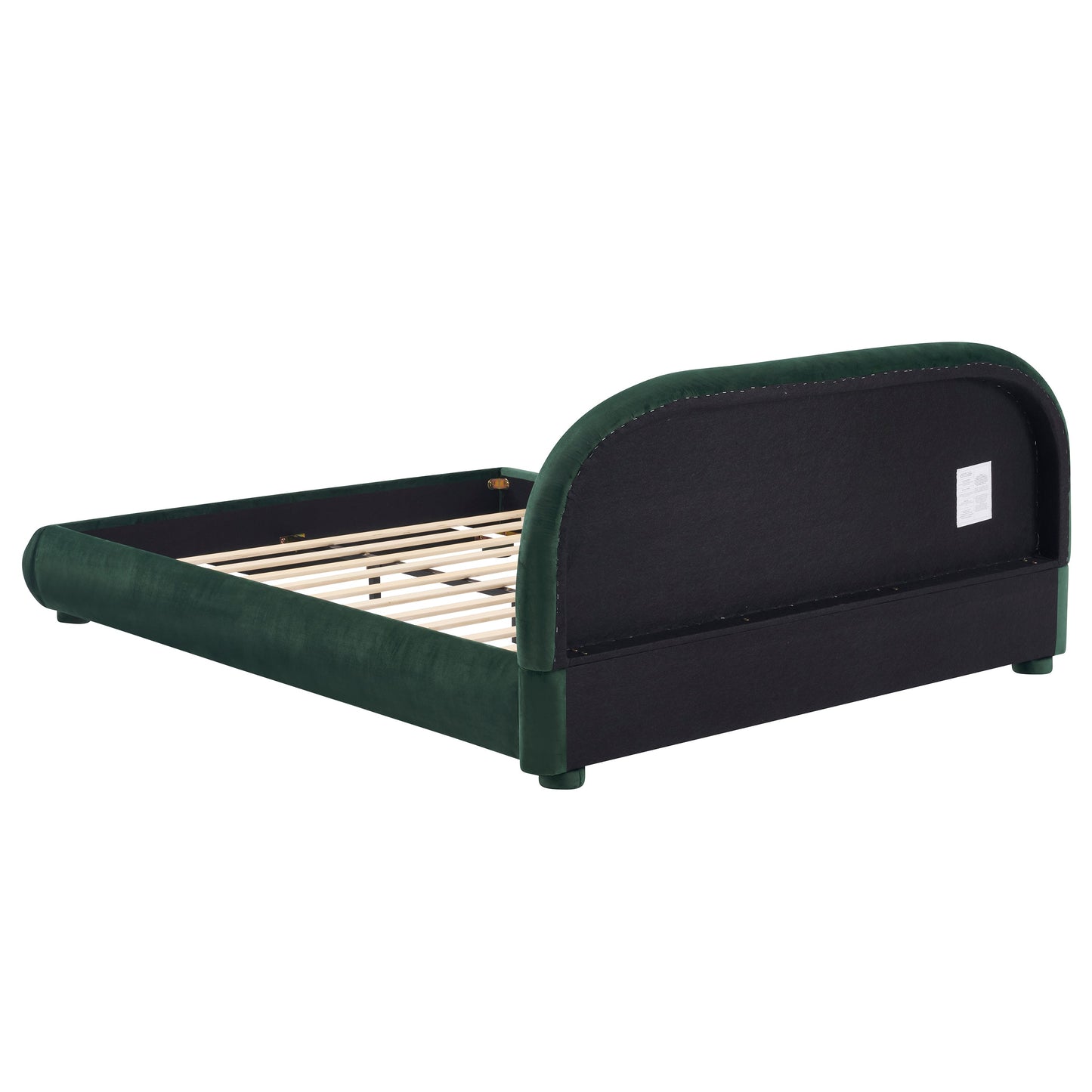 Dark Green Velvet Bed Frame
