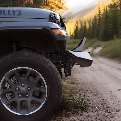 X Style Front Bumper with Winch Plate Compatible with Wrangler JK (2007-2017)