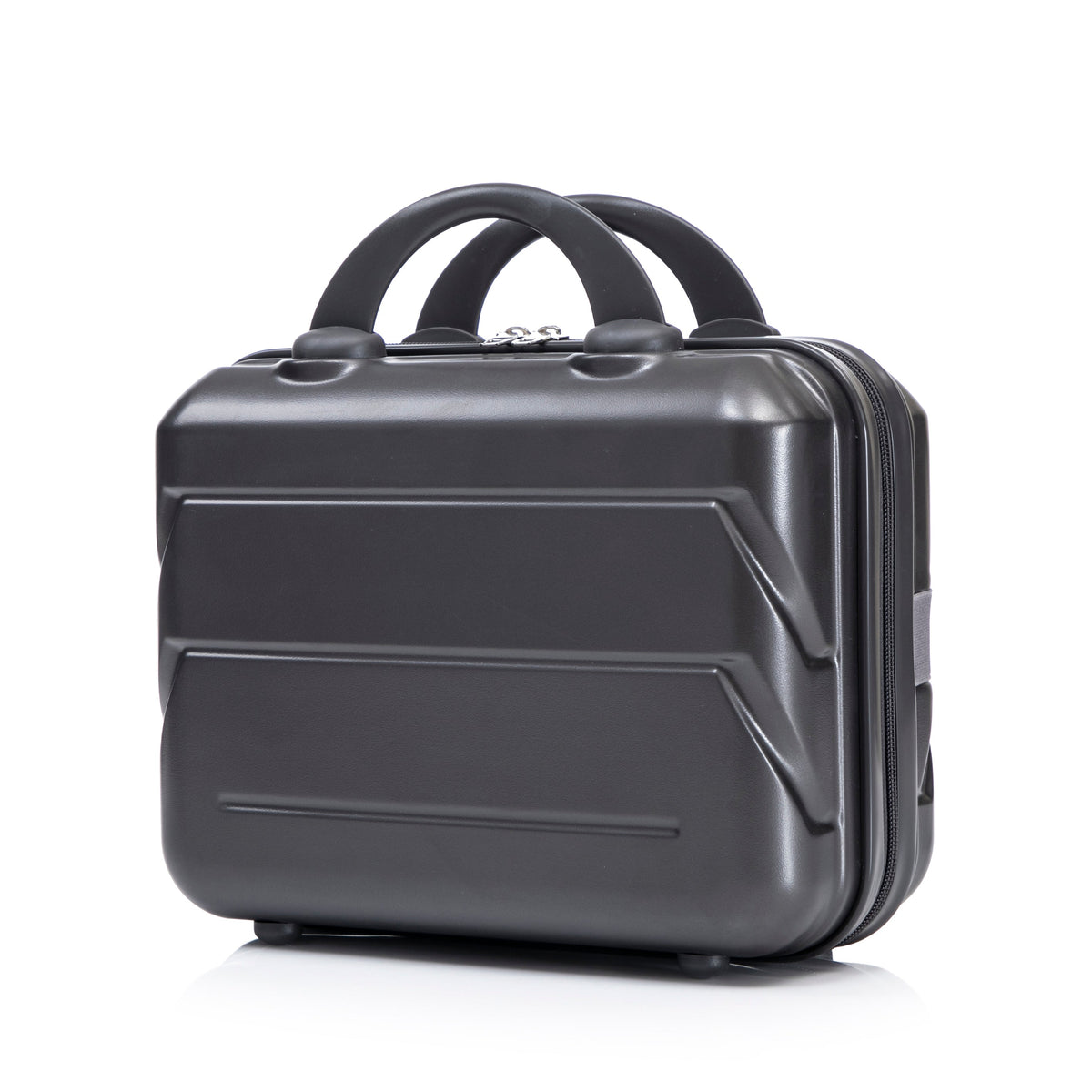 14"/20" 2 Pcs/Set ABS Spinner Wheel Luggage, Dark Gray