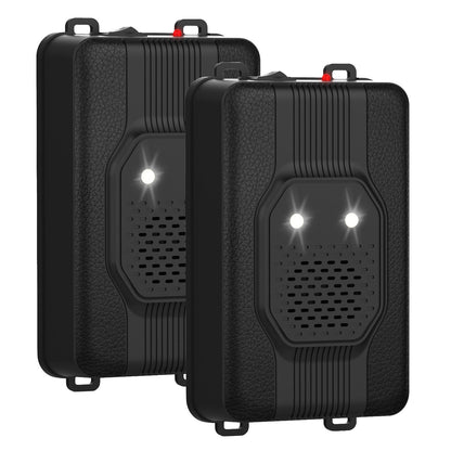 2 Pack Under Hood Ultrasonic Rodent Repeller Rodent Control Deterrent Chaser Blocker for Vehicle Indoor with Strobe Light 3 Power Supplies