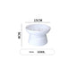 Ceramic Pet Cat Bowl Dog Bowl Anti-choke And Slow Food Anti-tumble High Foot Neck Protection Rice Bowl