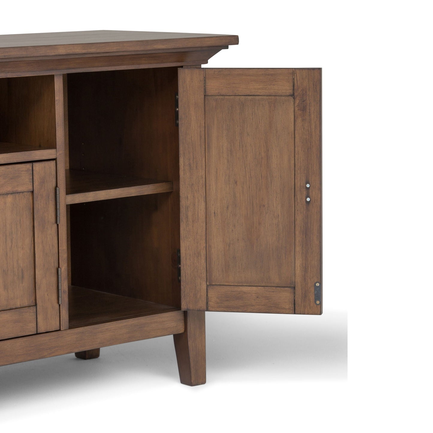 Redmond - TV Media Stand - Rustic Natural Aged Brown