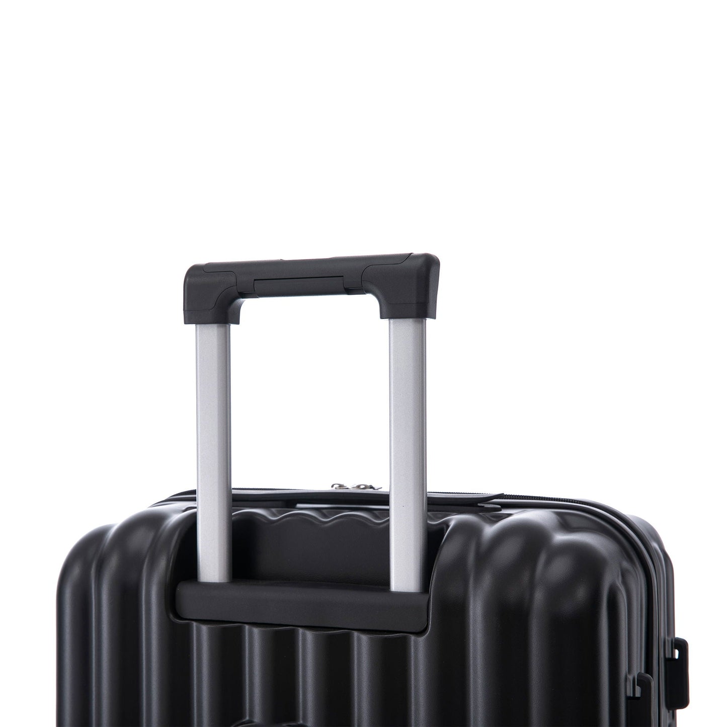 20" / 24" / 28" 3 Pieces / Set Spinner Wheel Luggage, Carry On Suitcase, With Cup Holder & USB Port & Phone Holder