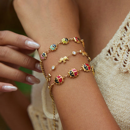 Ladybug Charm Bracelet Collection