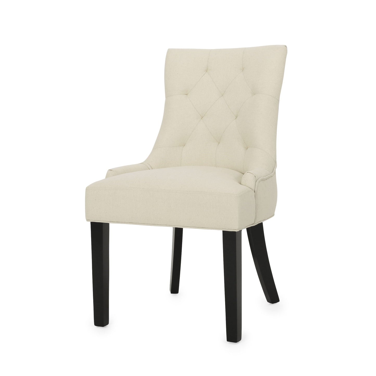 Cheney Contemporary Dining Chair Tufted Upholstery (Set of 2)