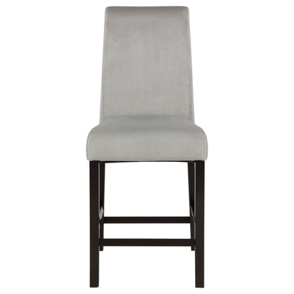 Upholstered Counter Stools (Set of 2) - Gray