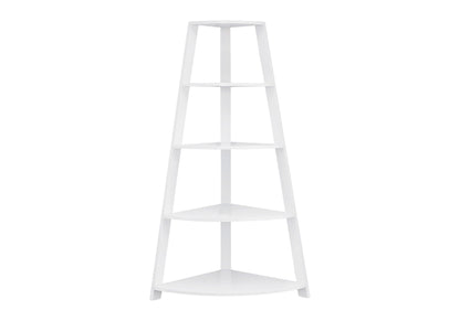 4-Tier Corner Bookshelf, Modern & Contemporary Style
