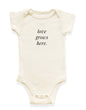 Love Grows Here Organic Cotton Baby Bodysuit