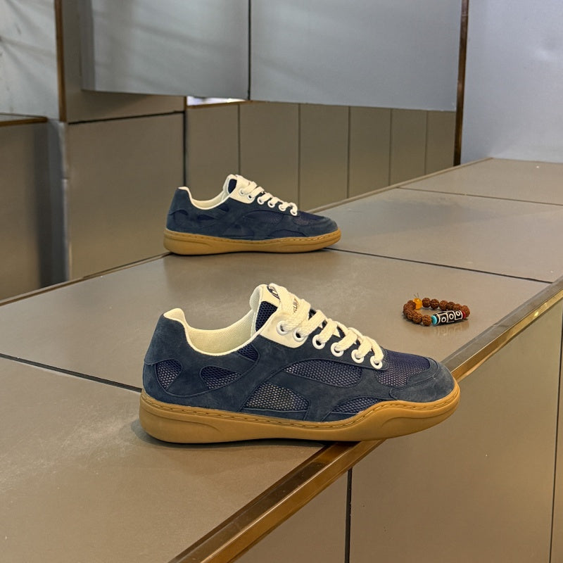 2026 New Summer Men's Breathable Casual Skate Shoes, Lightweight Soft Sole Cortez & Retro Training Fashion Athletic Sneakers