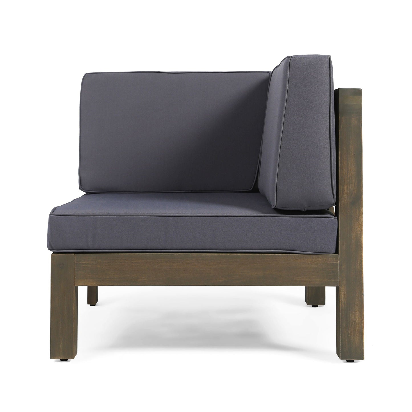 Brava X-Back 2 Seater Sectional Loveseat with Coffee Table