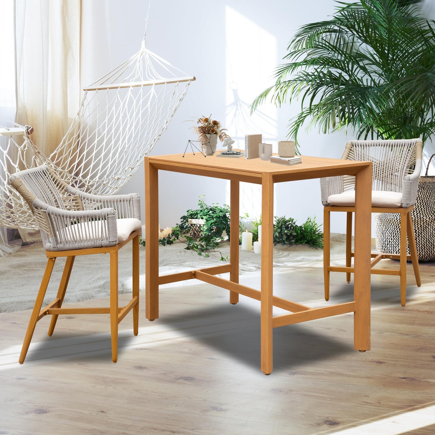 Outdoor Bar Table, Patio Counter Bar Height Table