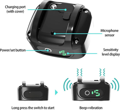 Smart Anti-Bark Dog Collar, Vibration Training Device