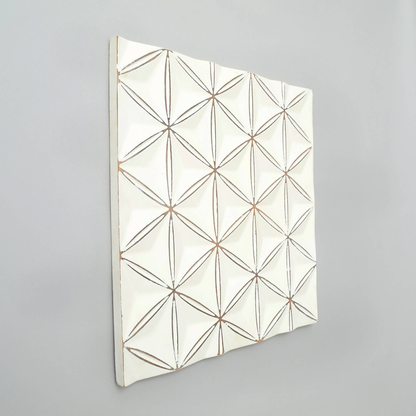 White Wooden Wall Décor – Modern Rustic Wall Art