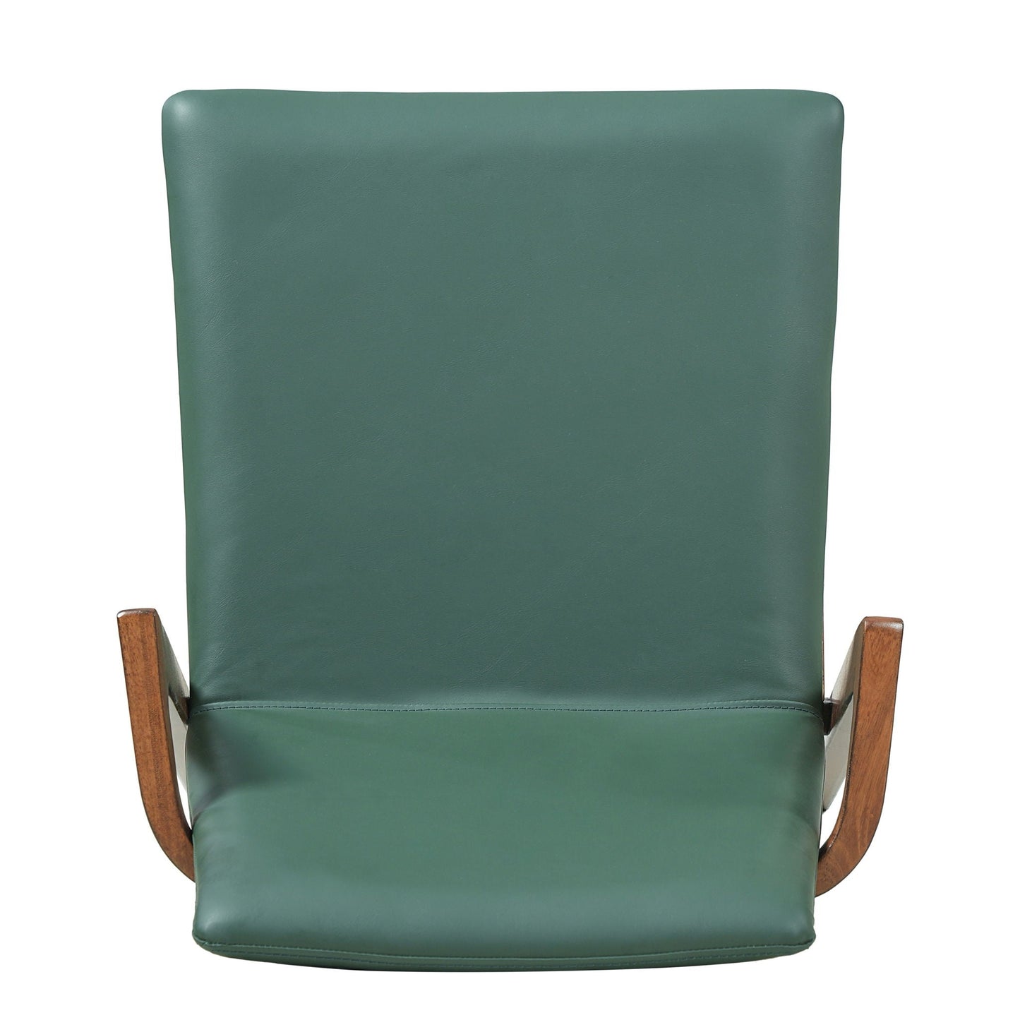 Dining Chairs (Set of 2) - Green / Walnut