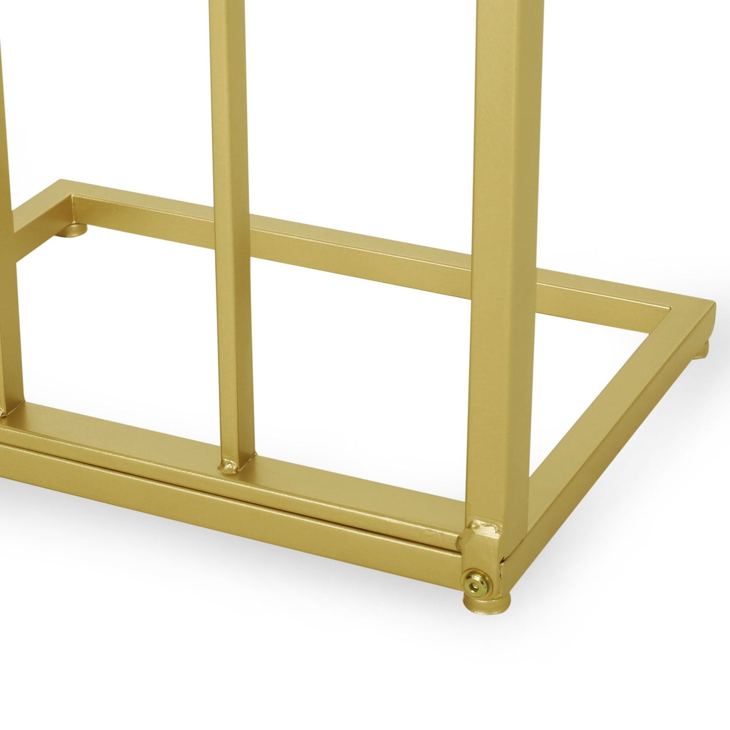Modern Glam C-Shape End Table