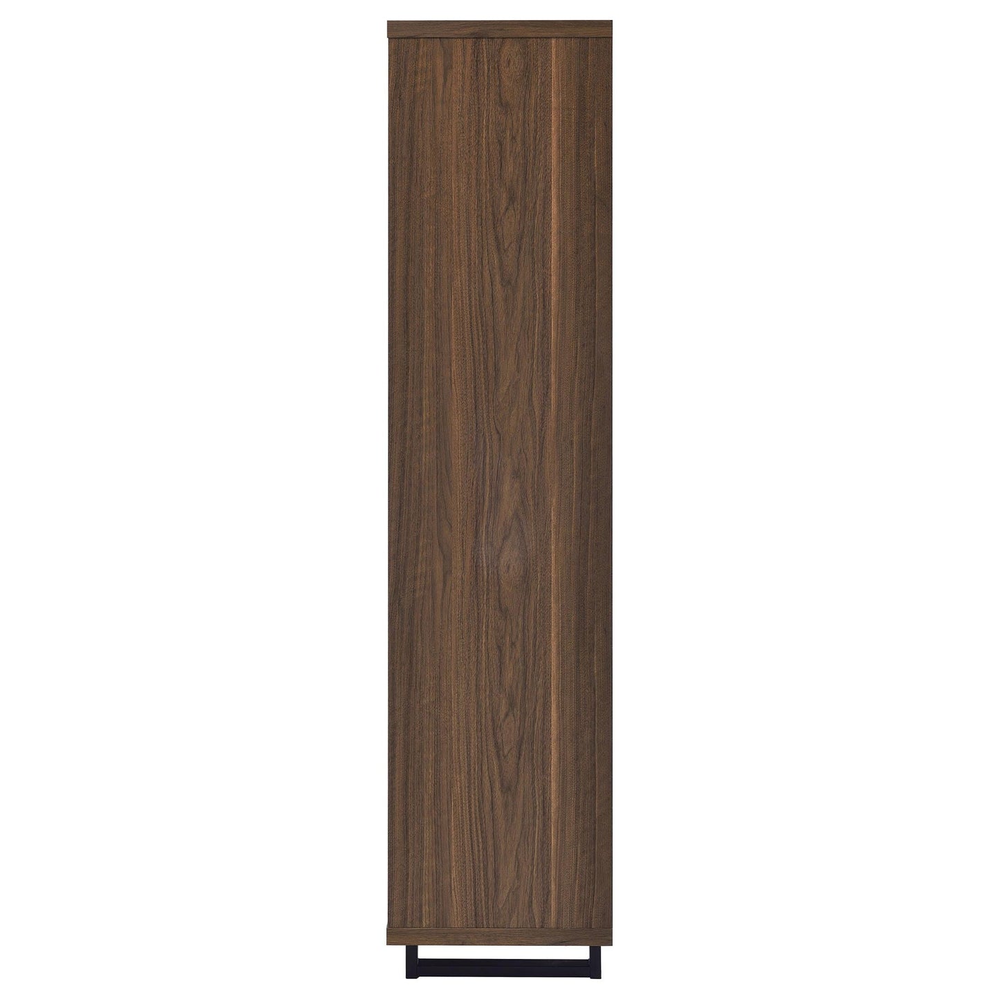 Rodger - 3 Shelf Cabinet Bookcase - Walnut