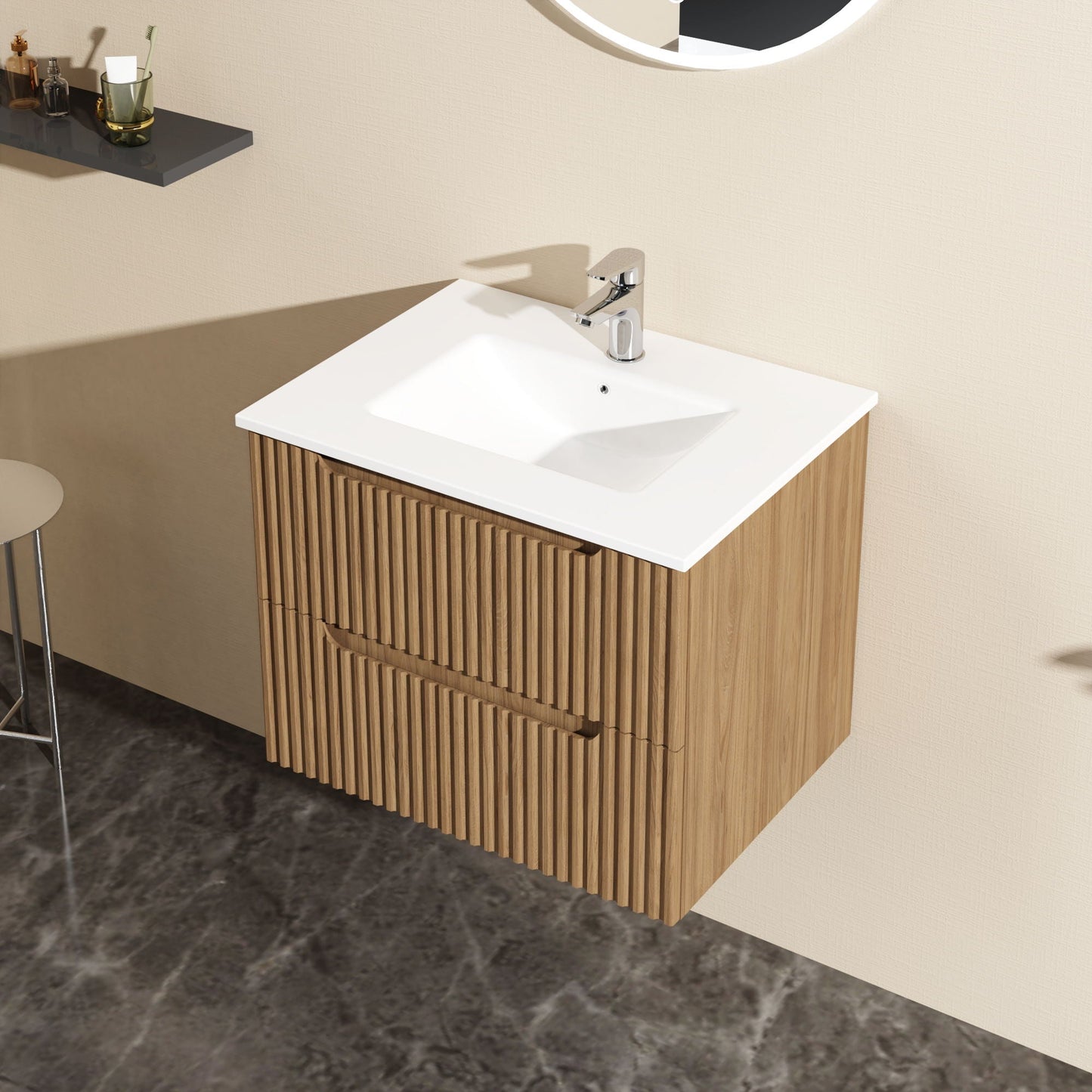Wall Mounted Bathroom Vanity & Sink