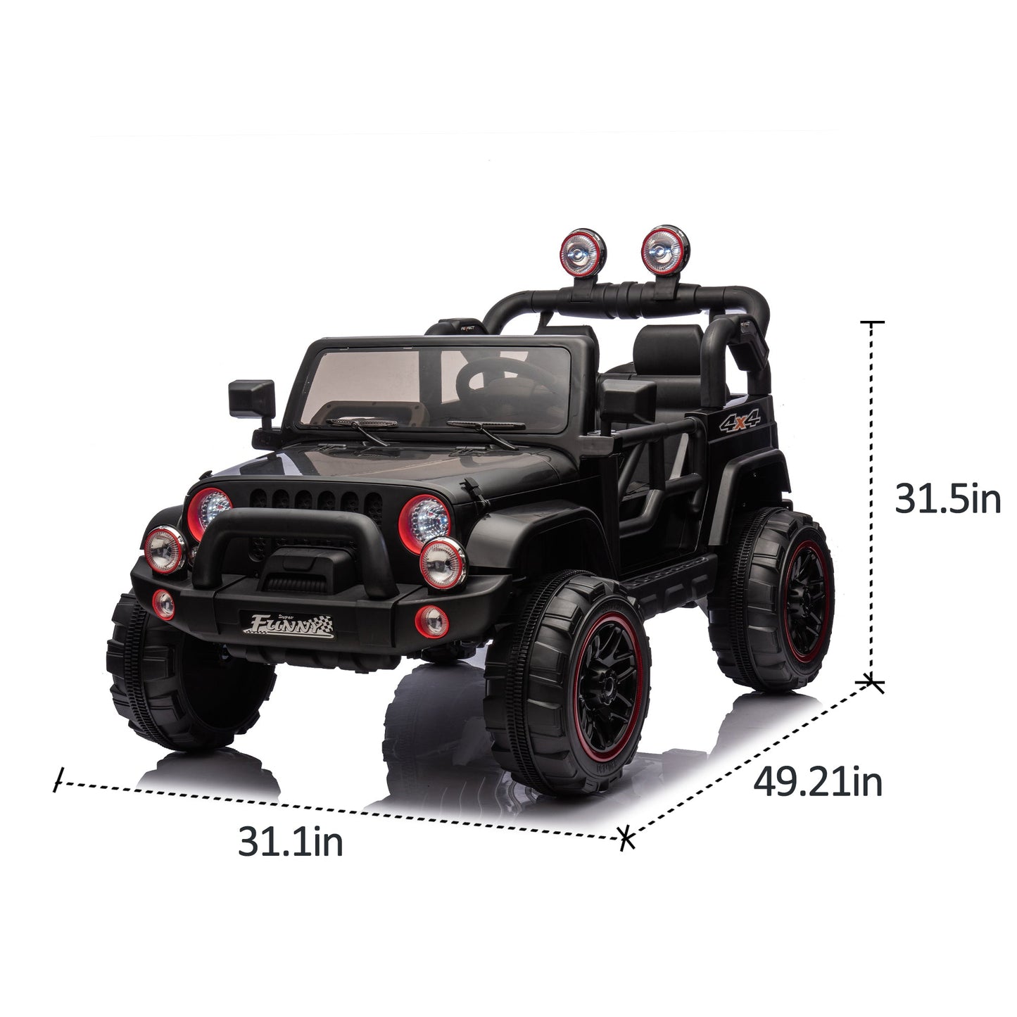 24V Kids Ride-On Electric Car with Parental Control