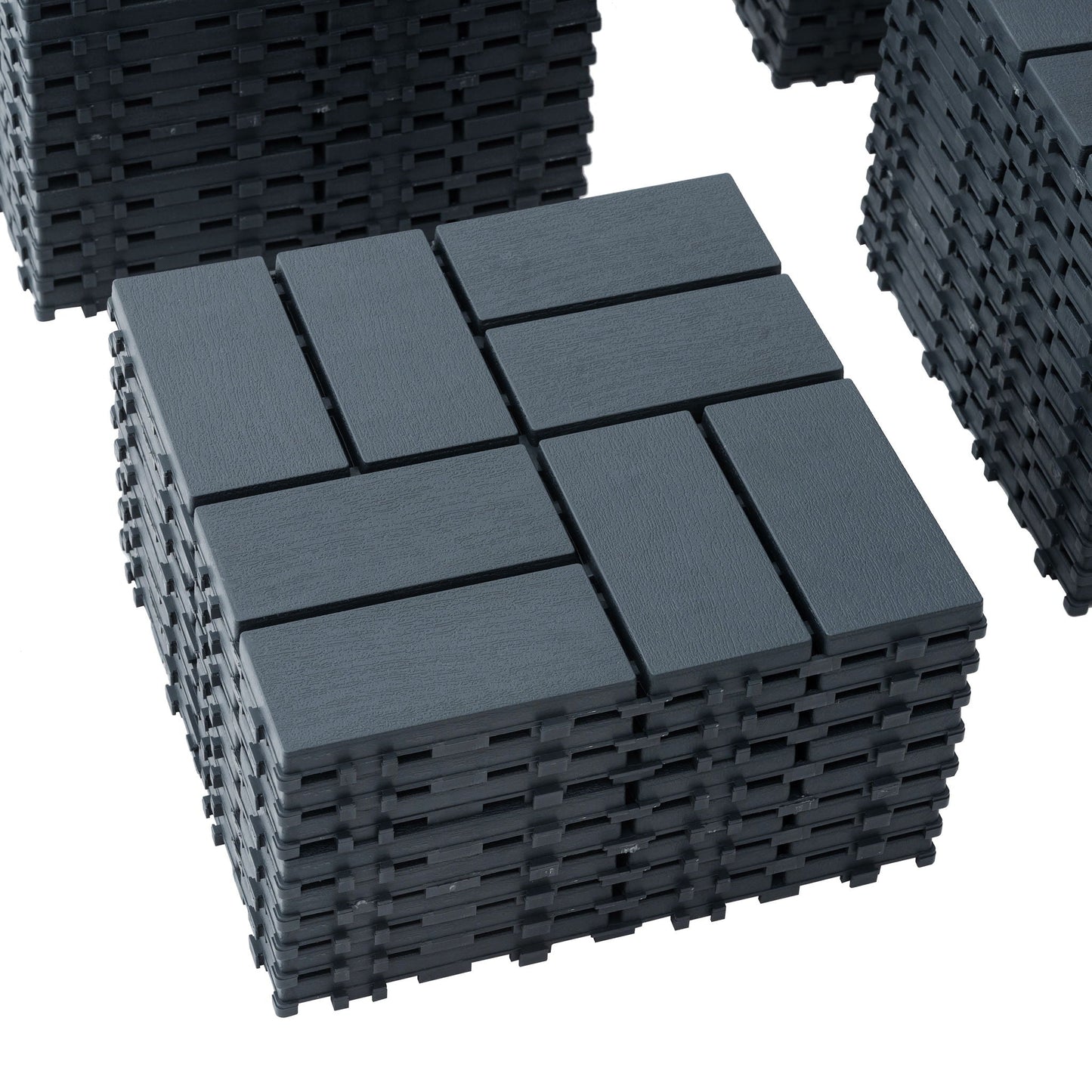 Interlocking Deck Tiles, 44 Pack