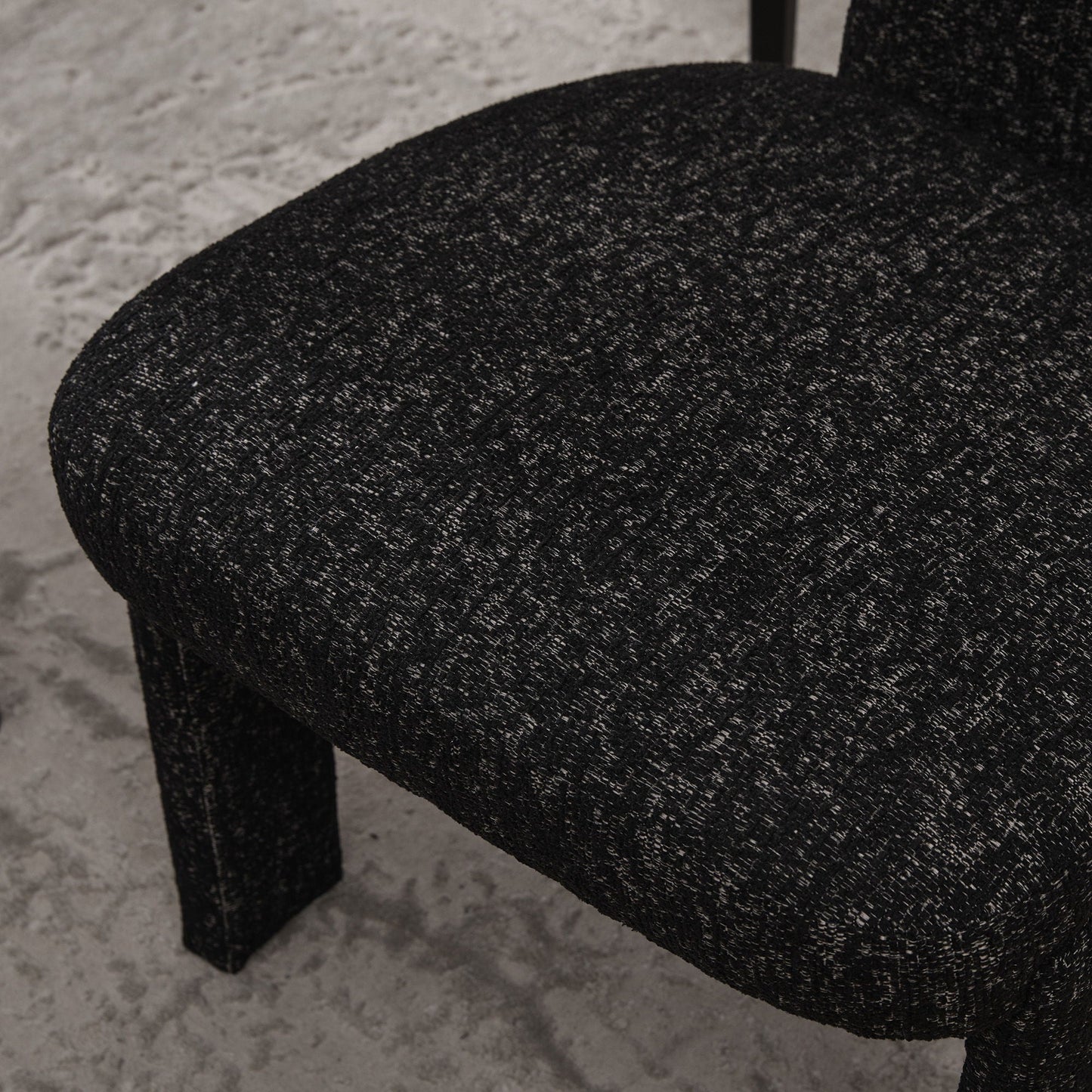 Armless Curved Back Accent Chairs