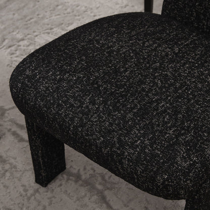 Armless Curved Back Accent Chairs