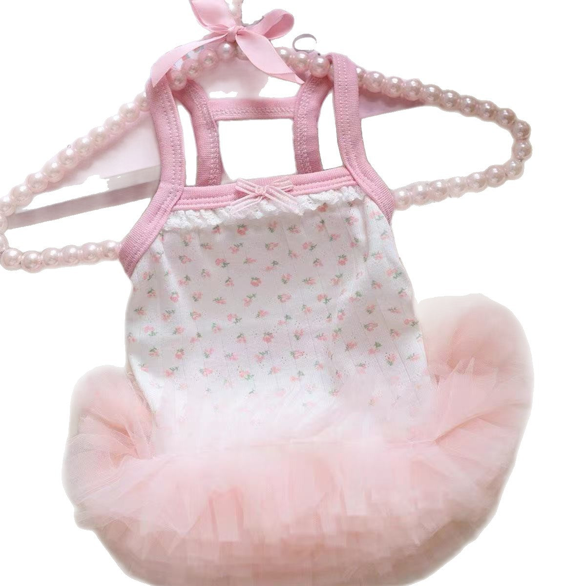 Cute Strap Ballet Puffy Dress By Malteshishi