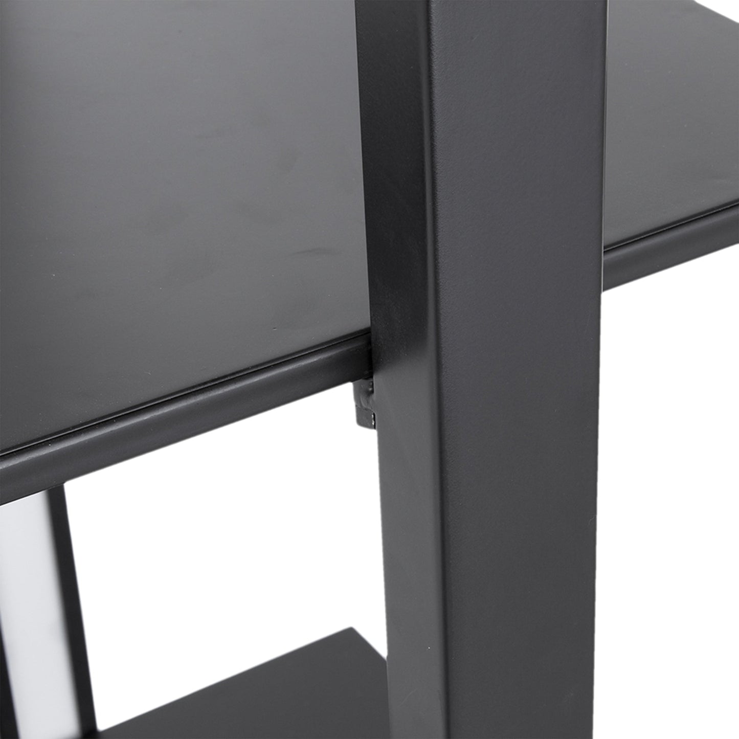 Two Tiered Vertical Shelving Stand with Light