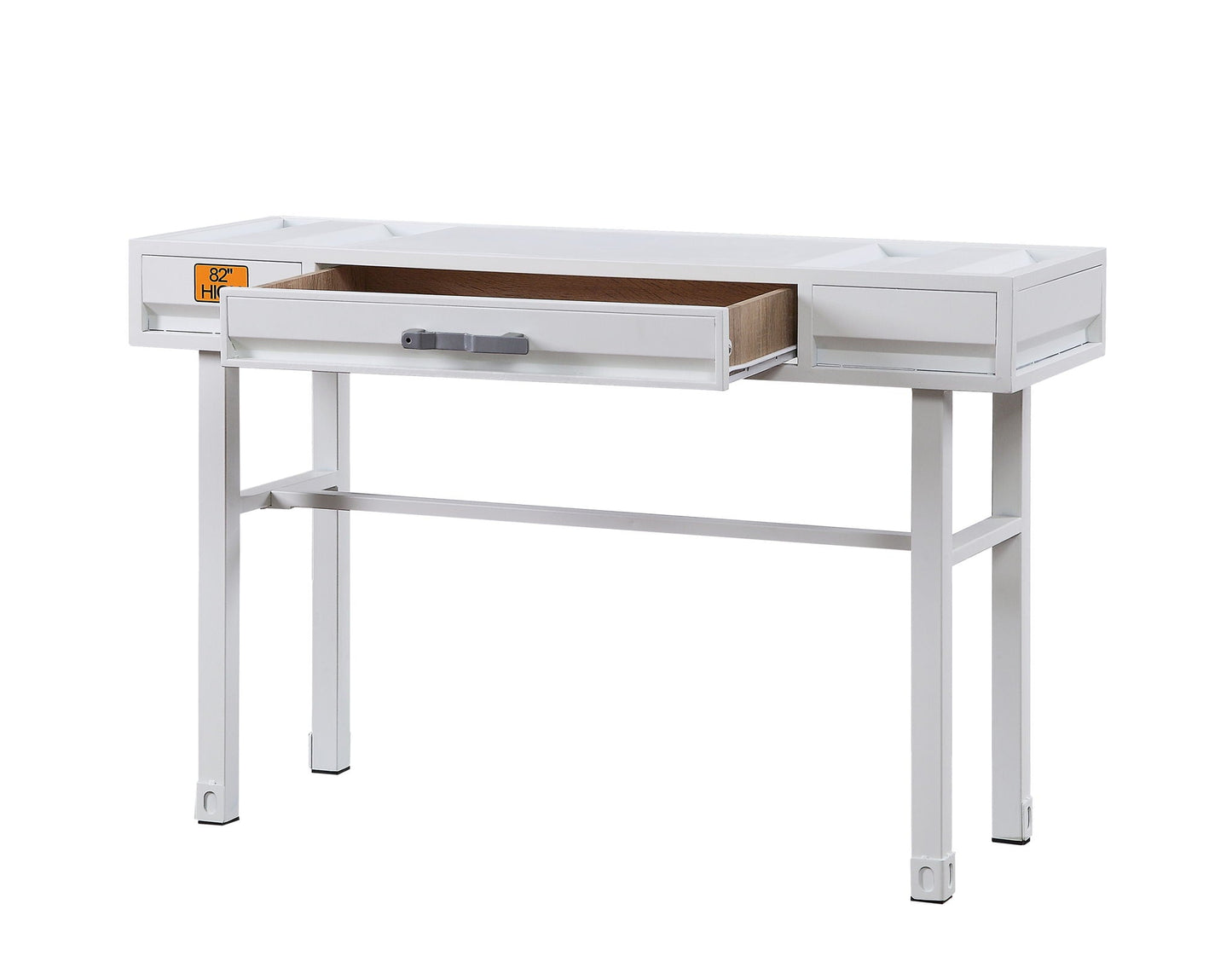 Cargo Vanity Desk With Functional Storage