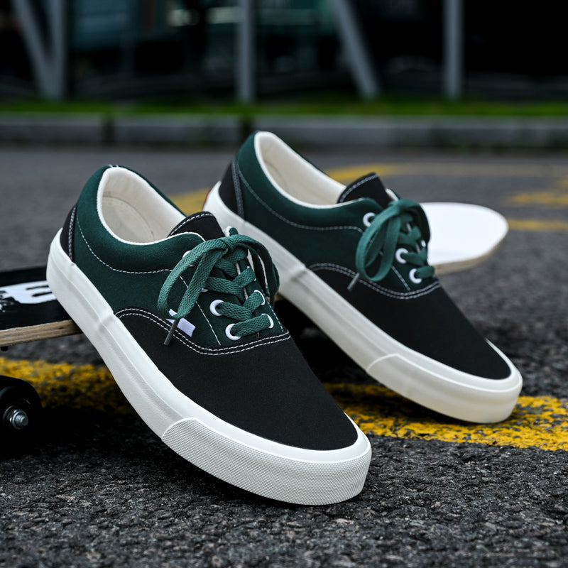 New Summer Low-Top Canvas Shoes, Vintage Couple Skate Sneakers For Men