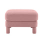 Modern Pink Polyester Ottoman