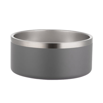 Stainless Steel Dog Bowl Inside And Outside 304 With Silica Gel Pad