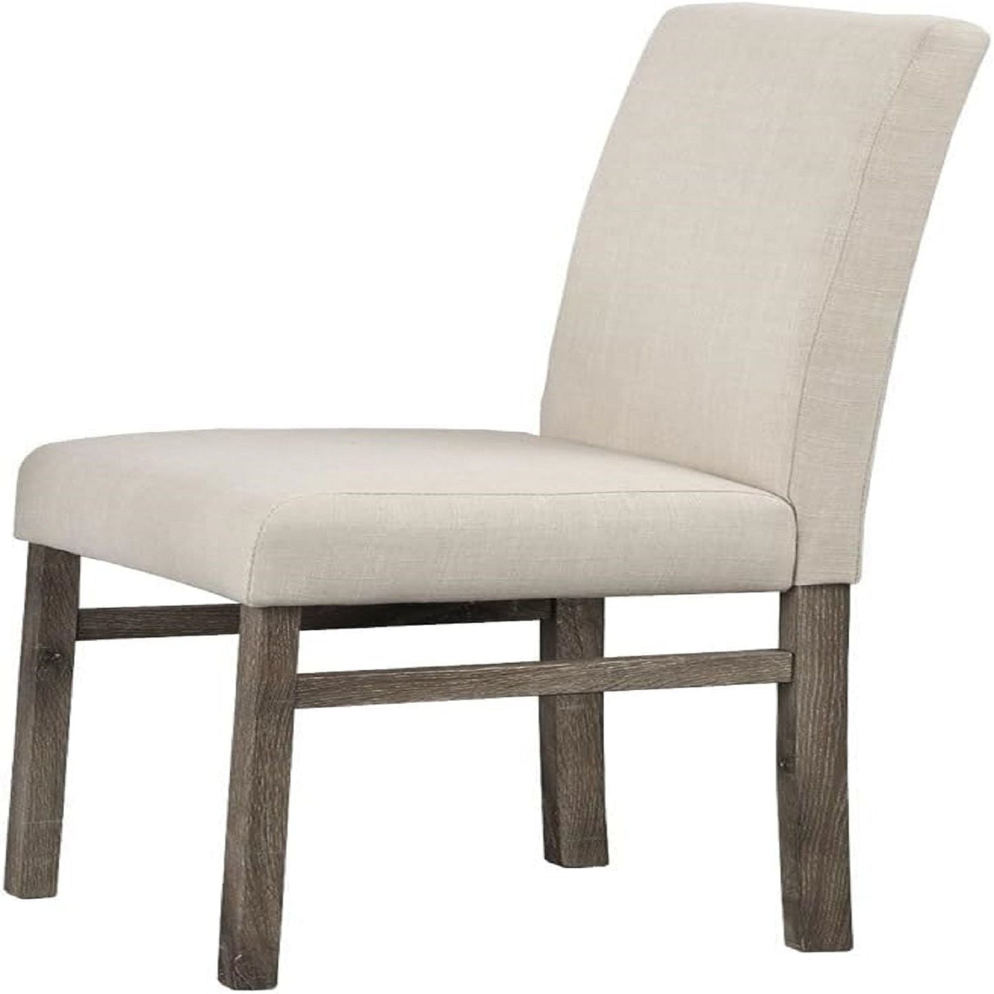 5 Piece Transitional Dining Set With Table And Upholstered Chairs