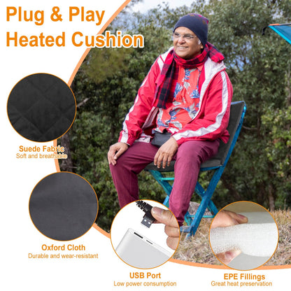 GBruno Portable Heated Seat Cushion
