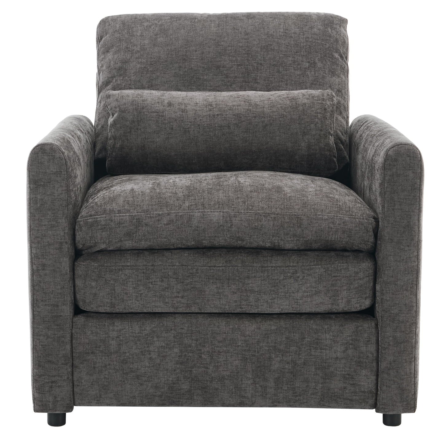 Cozy Upholstered Cushion Armchair For Living Room
