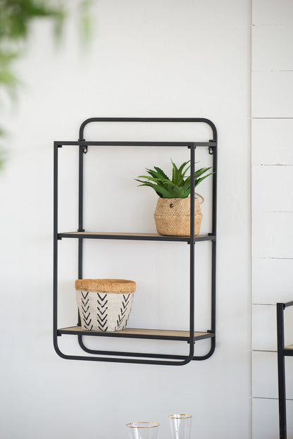 Wall Shelf - Black Brown