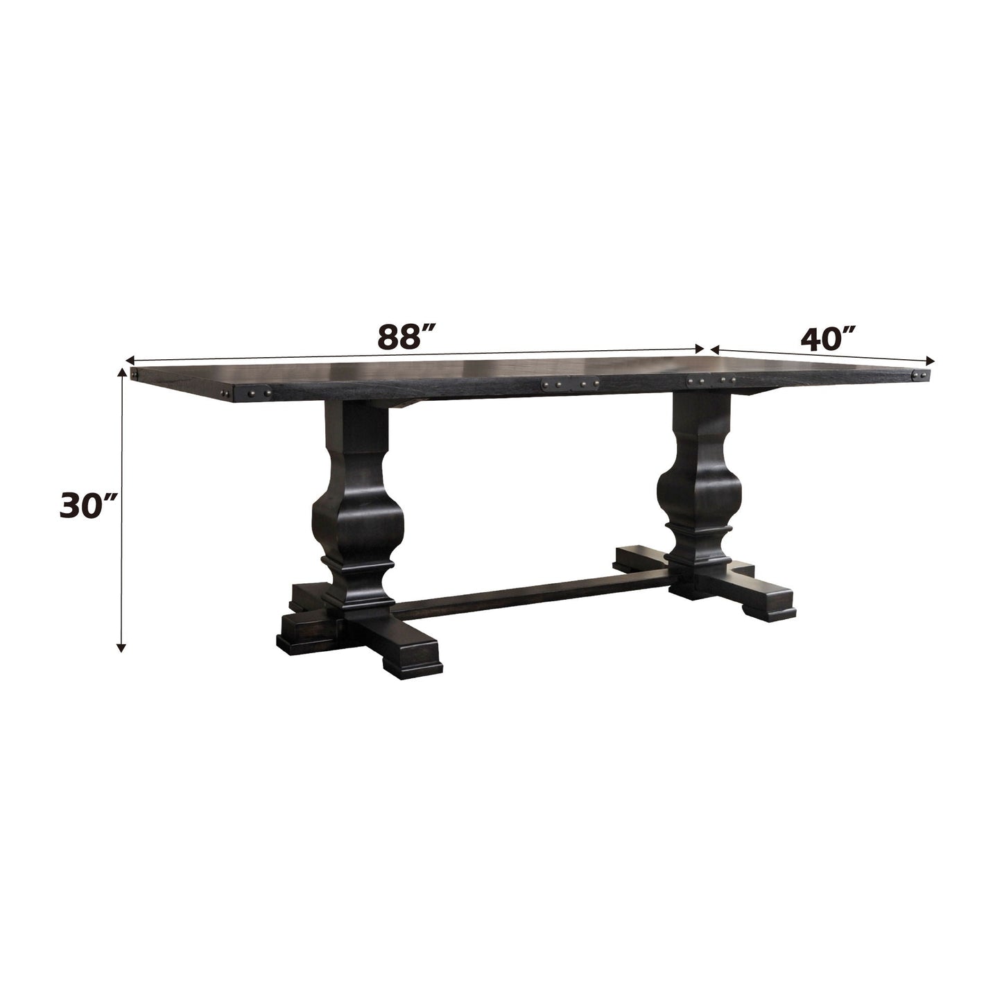 Morland Dining Table Black