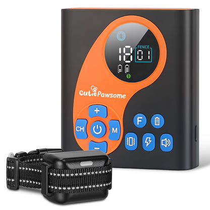 Wireless Dog Fence System with Training Collar - 722FT Range