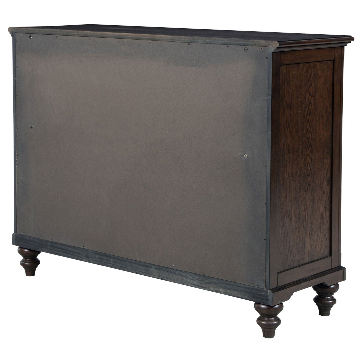 Berwick - 8 Drawer Dresser Cabinet With Felt Lined Drawers - Dark Oak
