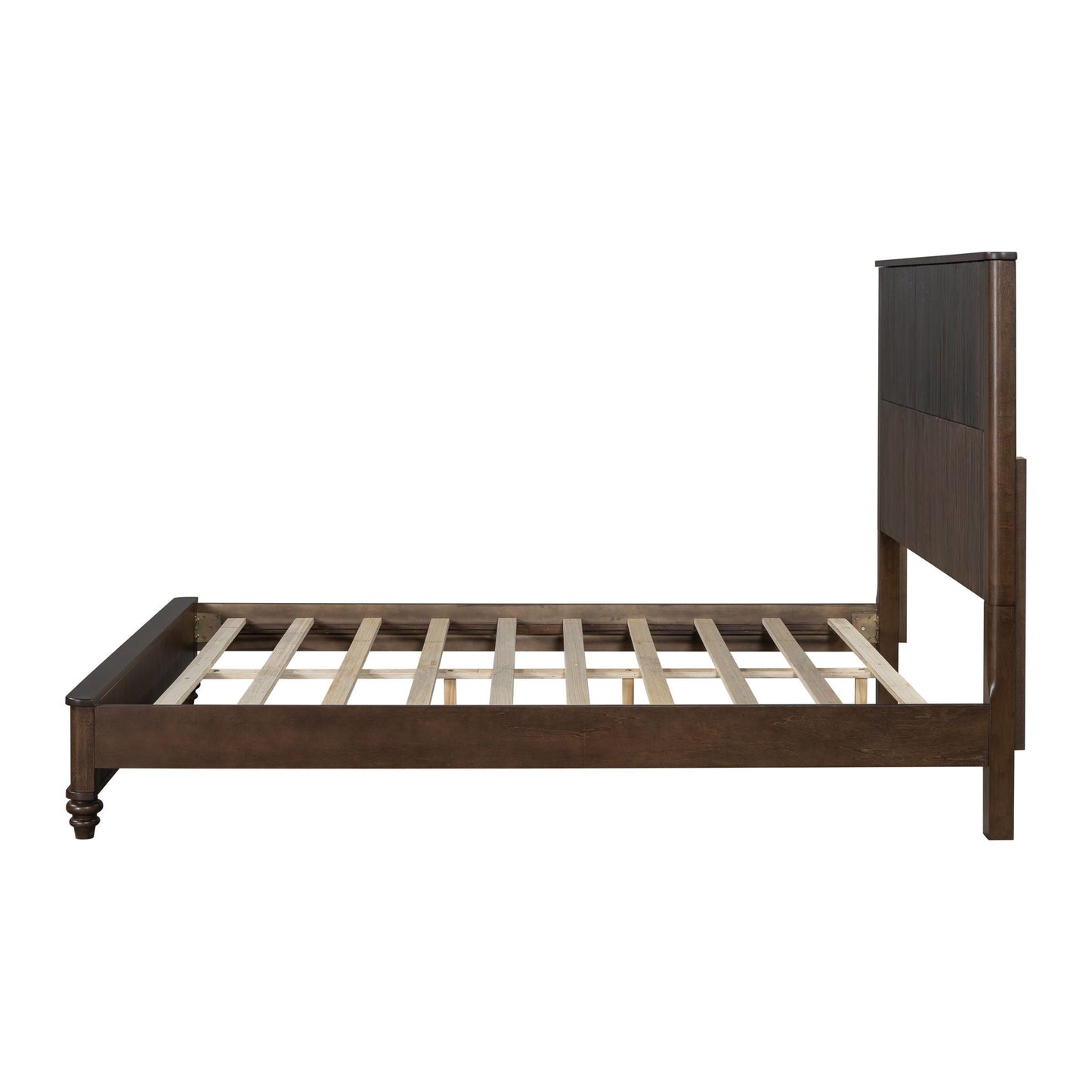 Platform Bed Frame With Tall Headboard