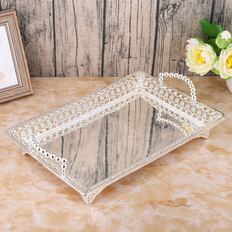 Tea Table Fruit Plate Household Living Room Metal Ornaments