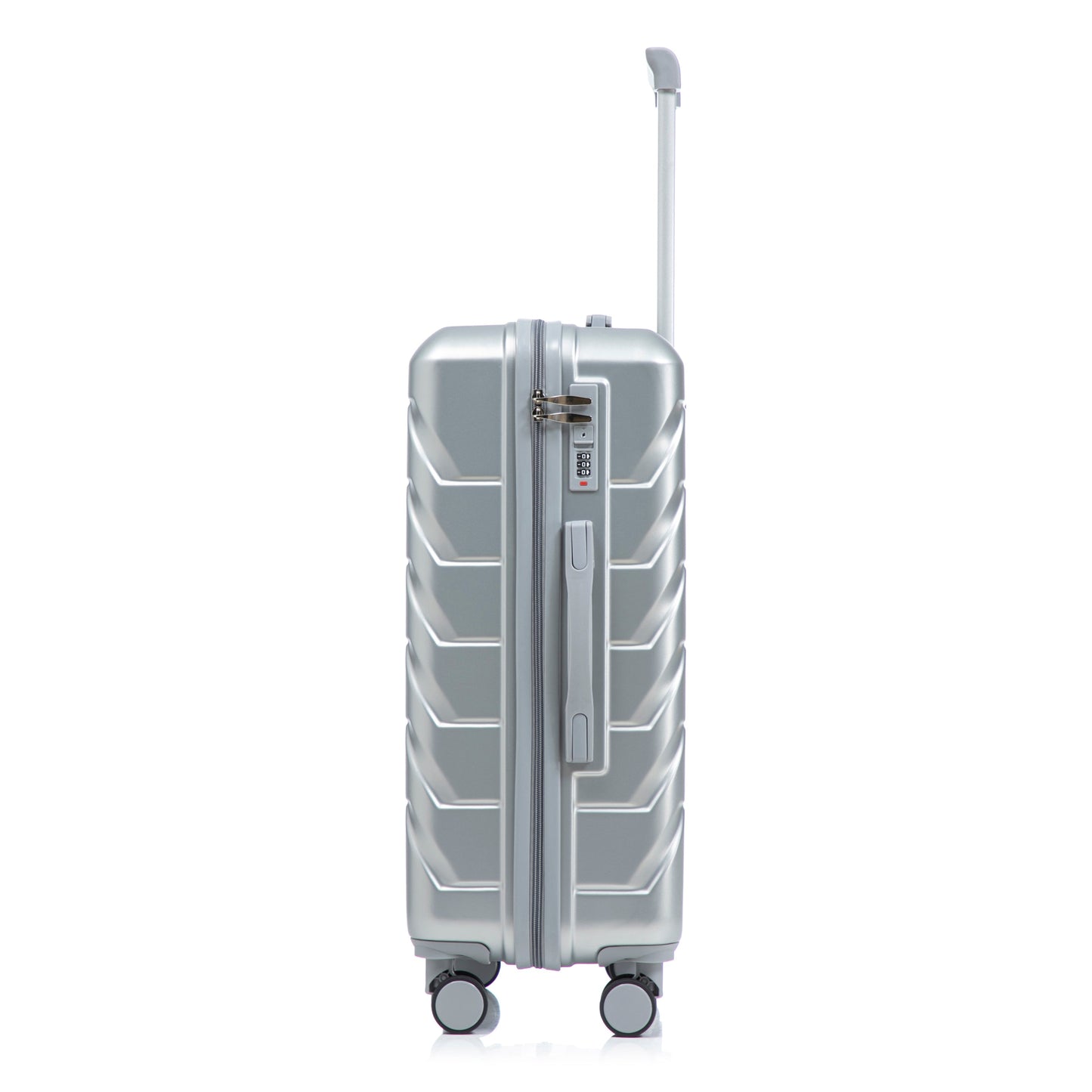 3-Piece ABS Spinner Wheel Luggage Set with Combination Lock