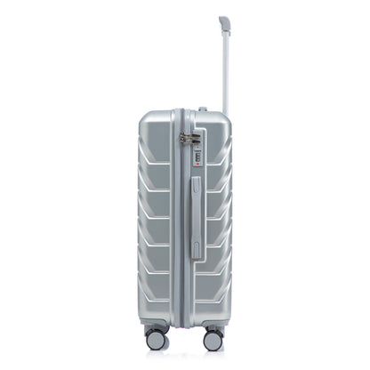 3-Piece ABS Spinner Wheel Luggage Set with Combination Lock