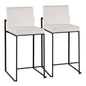 Fuji - Contemporary Modern Elegance, High Back Counter Stool