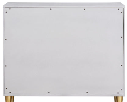 Anson Console Cabinet - Silver / Champagne
