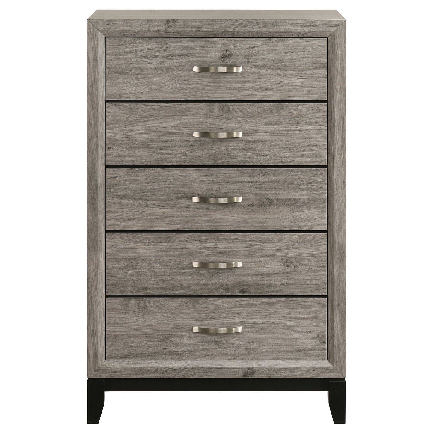 Valen 5-drawer Bedroom Chest of Drawers Light Taupe