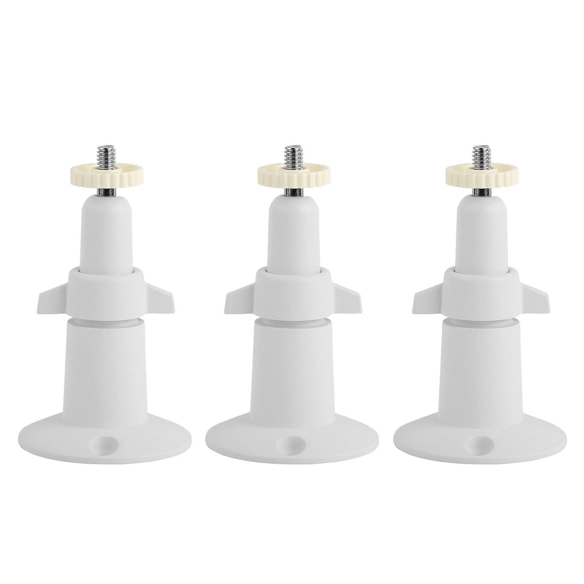 3 Packs Security Camera Wall Mount for Arlo 360¡Adjustable Camera Holder Garden Patio Screw Mount Universal Fit for 1/4" Imperial Standard Screw Inter