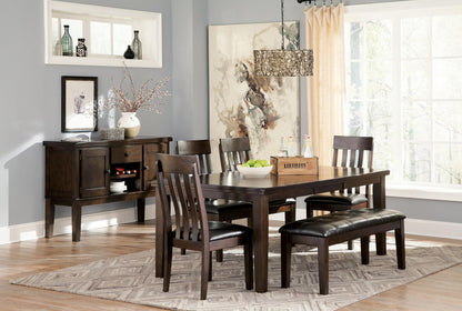 Haddigan - Dining UPH Side Chair (Set of 2) - Dark Brown