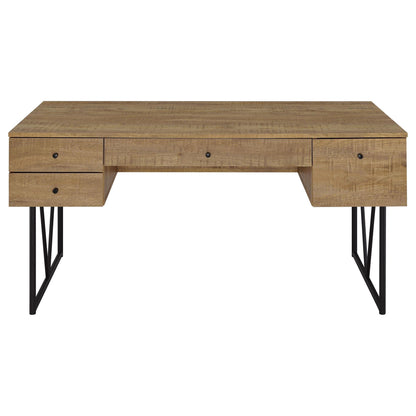 Analiese 63-inch 4-drawer Writing Desk Mango