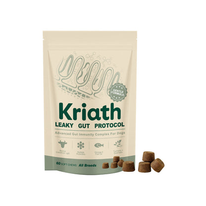 Kriath Dog Intestinal Care Complex Supplement For Nutritional Support, Softening Hair, Daily Protection, And Convenient Feeding