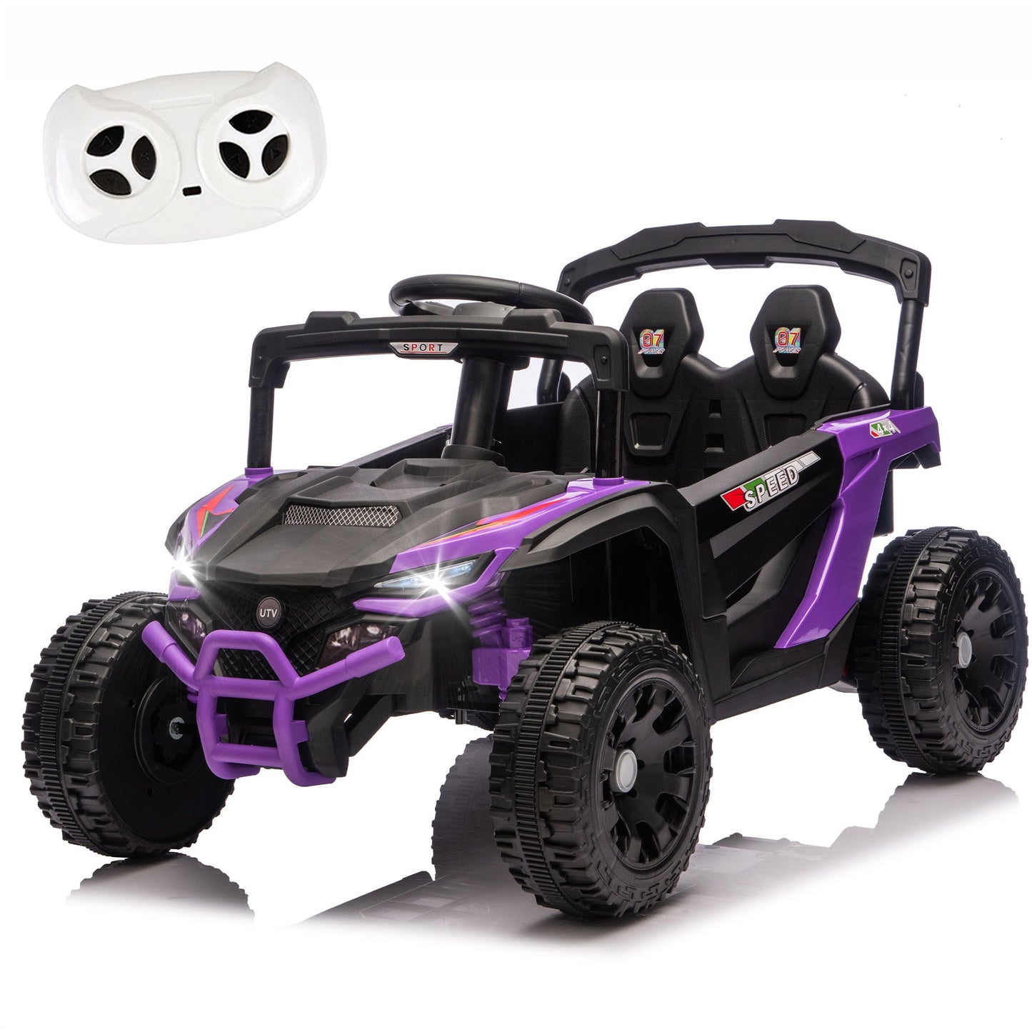 24V Kids Ride-On UTV with Remote Control and Music